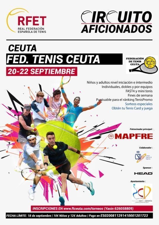 La Federación de Tenis anuncia el III Circuito Nacional de Aficionados
