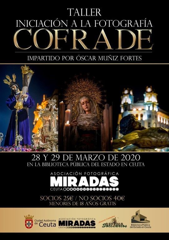 Miradas organiza un taller de iniciación a la fotografía cofrade