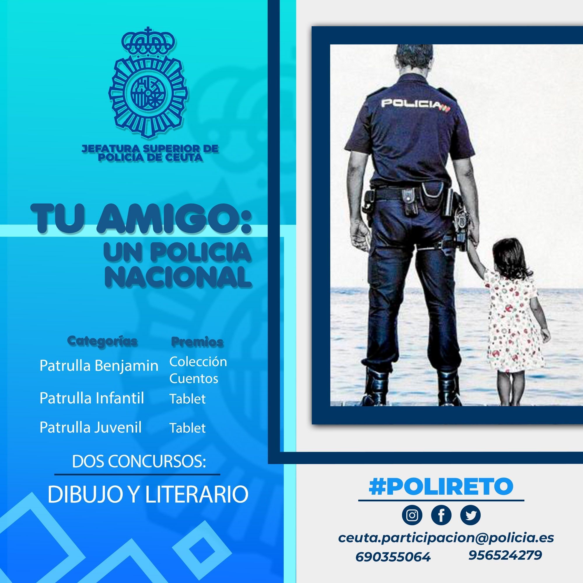 Hoy comienza el plazo del concurso “Tu amigo: un policía nacional”