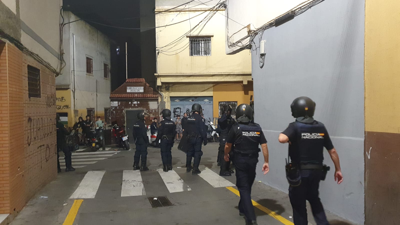 Otros tres detenidos en el Príncipe por el apedreamiento a los policías