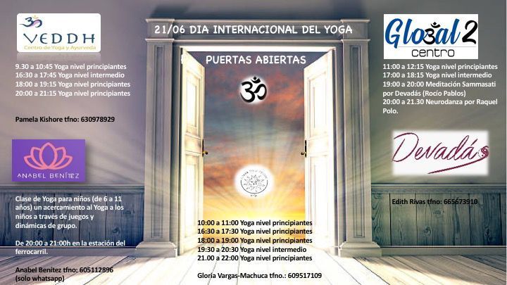 Distintos Centros de Yoga de la ciudad organizan actividades para el Día Internacional del Yoga