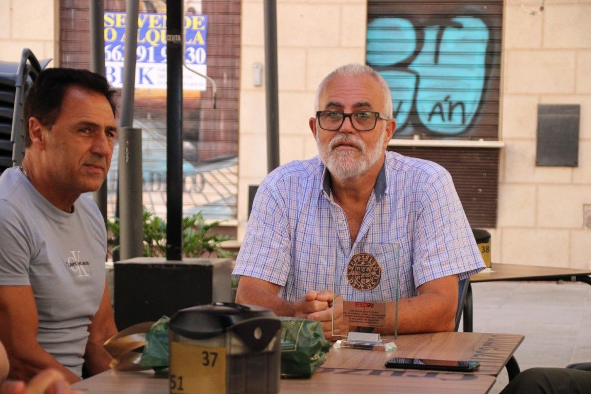 CCOO rinde un homenaje a José María Aguirre por su reciente jubilación