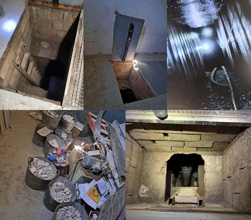Hallado un túnel en una nave del Tarajal que podría haberse utilizado para trasportar droga desde Marruecos 