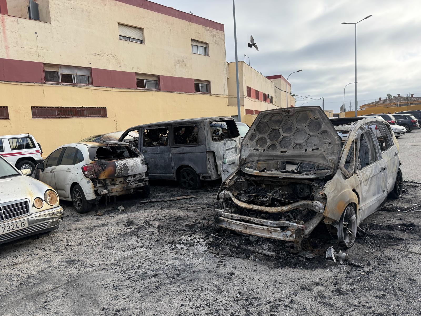 CSIF reclama medidas urgentes de seguridad en San Ildefonso tras la quema de vehículos junto al centro